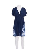 Lani Lau Sunset Indigo Malia Short Dress