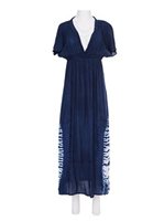 Lani Lau Sunset Indigo Malia Long Dress