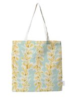 SoHa Living Plumeria Lei on Blue Canvas Tote