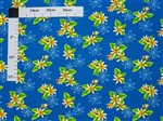 Tiare & Leaf Blue Poly Cotton BQ-22-1213