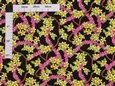 Plumeria Lei Black Poly Cotton ZY-22-105