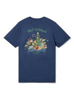 Reyn Spooner Under The Sea Navy Cotton Christmas Graphic T-Shirt