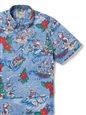 Reyn Spooner Christmas 2024 Blue Men&#39;s Hawaiian Shirt Pullover