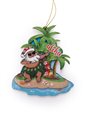 Hula Santa Hawaiian Santa Ornament