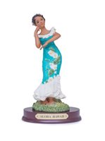 Hula Dancing Pose/Turquoise Hawaiian Hula Figure