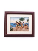 Hula Picture Frame Wall Art