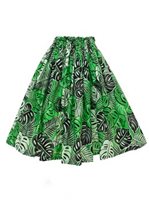 Palm Leaf Green Poly Cotton NLX-30490