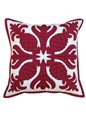 Kenui Quilts Pineapple Burgundy on Off white Hawaiian Quilt Pillow Cover