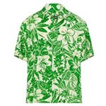 Jams World Koa Green Rayon Jams World / JAMS Koa Green Rayon Men's Hawaiian Shirt