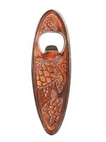 Island Heritage Koa Honu Foil Bottle Opener Magnet