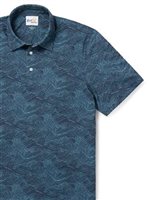 Reyn Spooner Molokai Channel Arctic RYNSP Molokai Channel Arctic Men's Hawaiian PERFORMANCE POLO