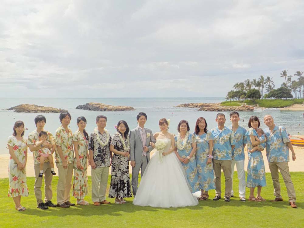 ハワイ結婚式お写真